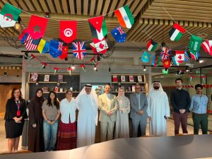 Welcoming His Excellency Dherar Belhoul Al Falasi
